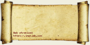 Anđela Štrbanović vizit kartica